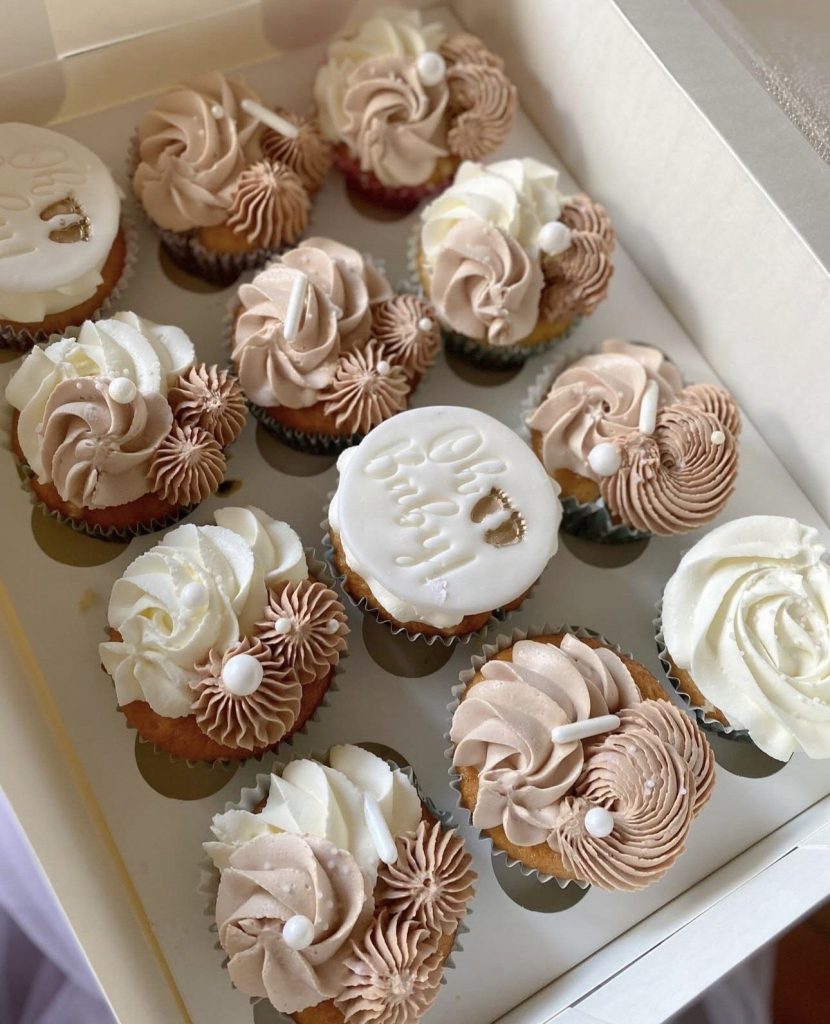 Cupcakes baby shower 
